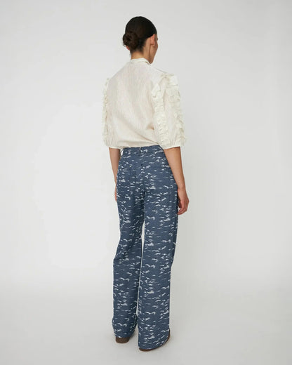 Delicate Frill Shirt - Ivory