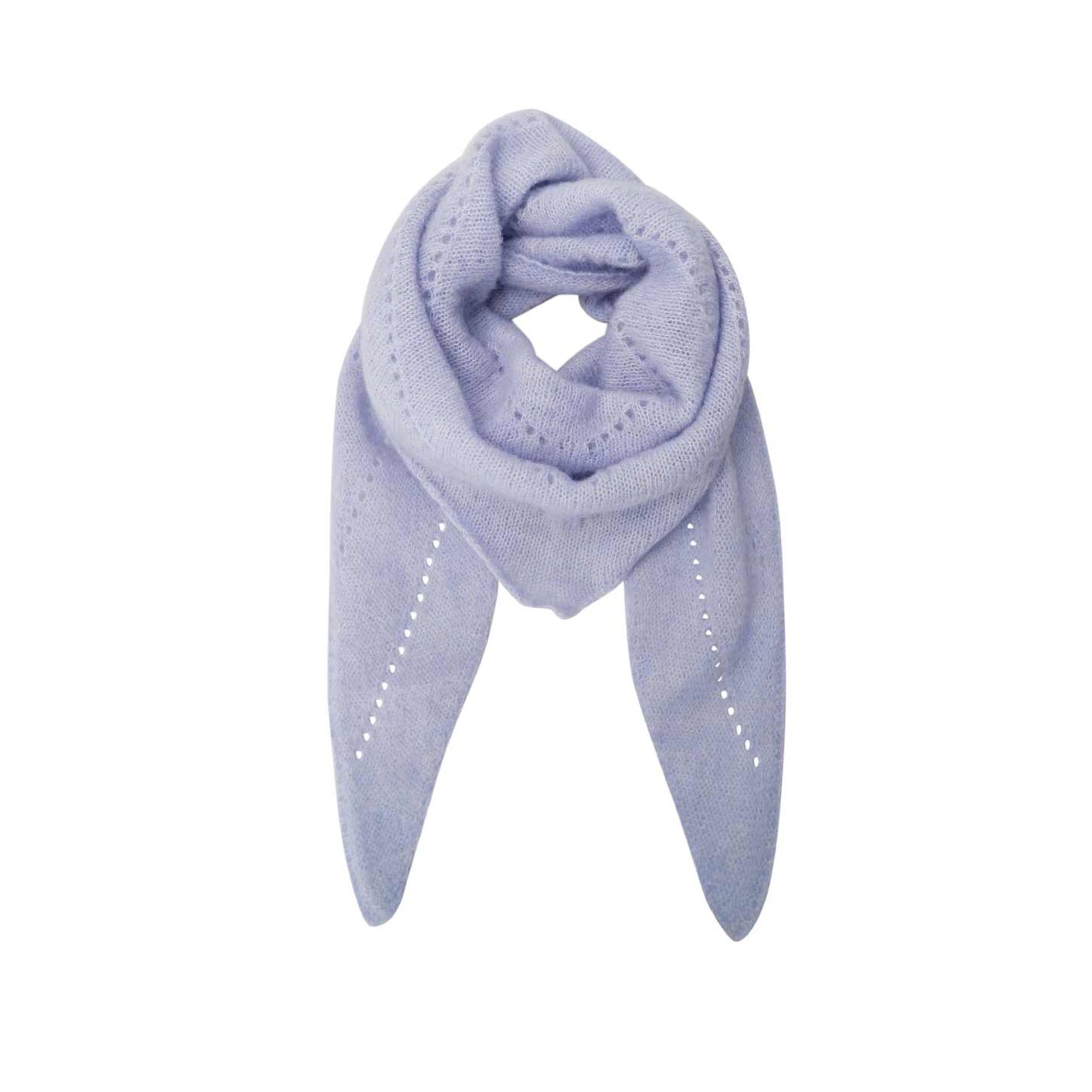 Dell Knitted Mini Scarf - Light Blue