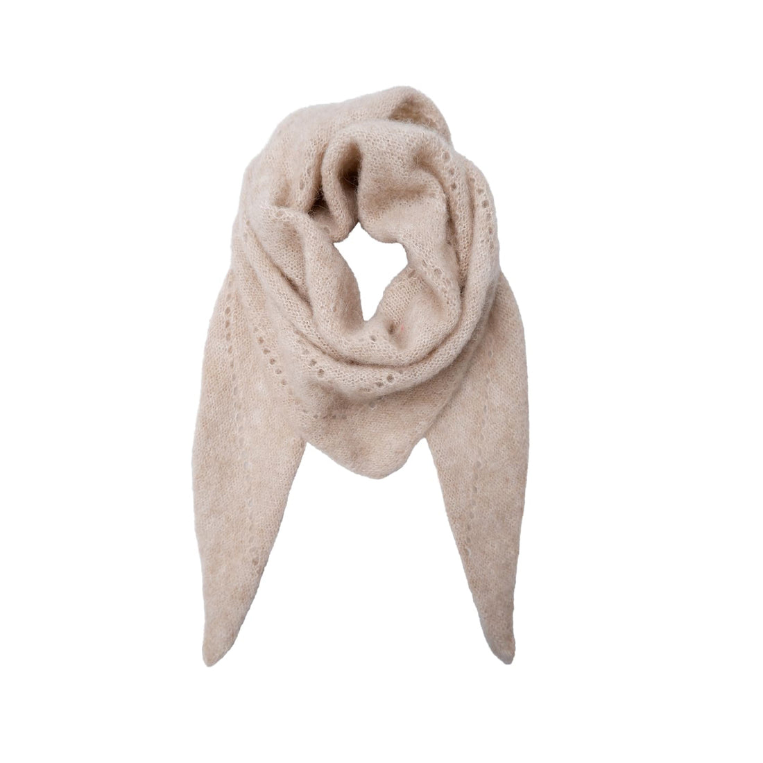 Dell Knitted Mini Scarf - Natural