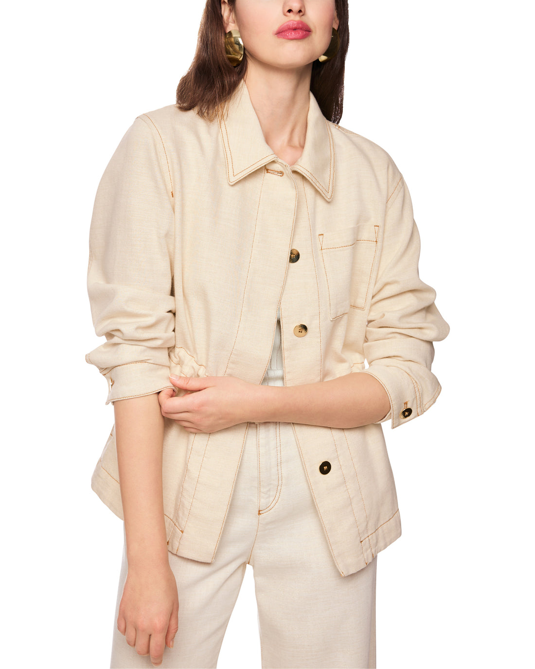 Denim Jacket - Ivory