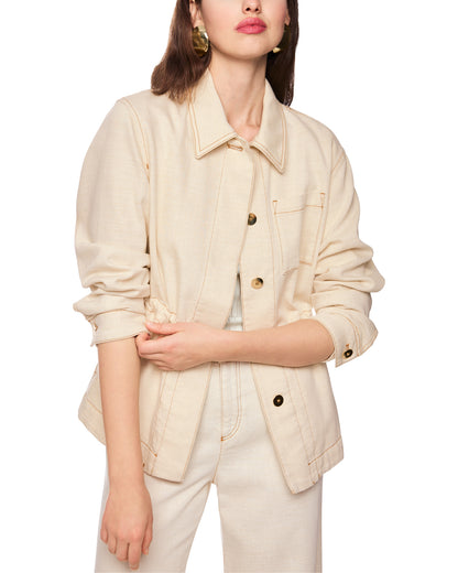 Denim Jacket - Ivory