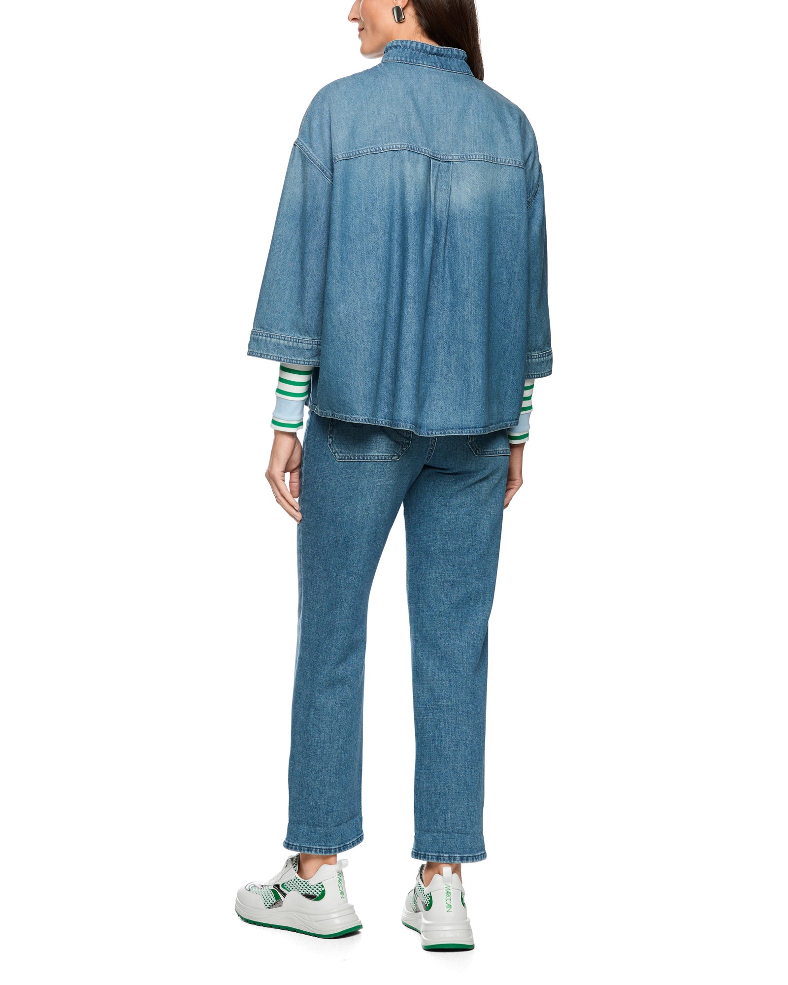 Denim Zip Top - Denim