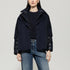 Double Face Cape Jacket - Navy