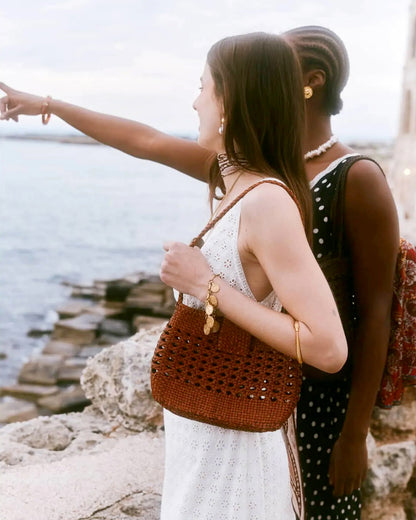 Rixo x Dragon Diffusion Amoria Bag - Tan