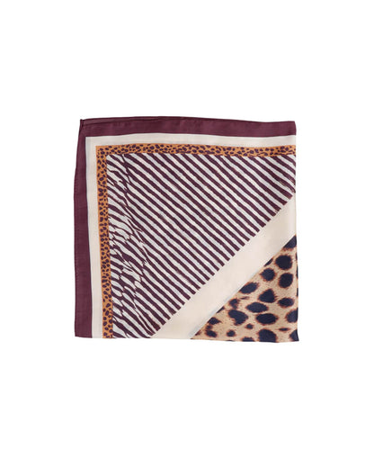 Elena Satin Scarf - Coffee