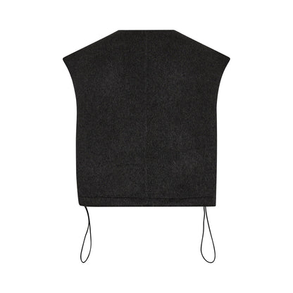 Elise Loisa Wool Vest - Phantom