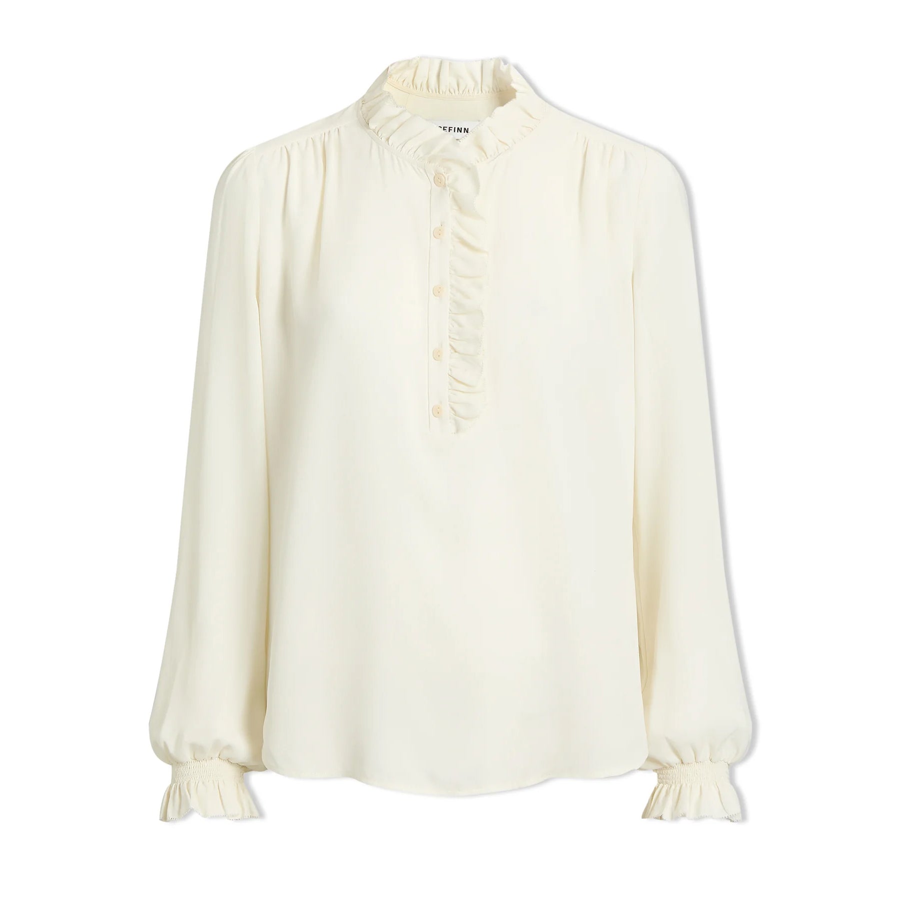 Erin Frill Collar Shirt - Cream