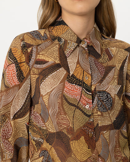 Ethnic Print Blouse - Multi