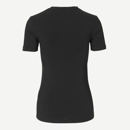Ester Short Sleeve Fitted Tee - Black