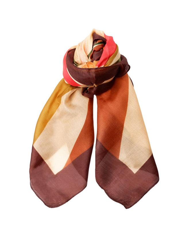 Farrago Silk Scarf - Golden