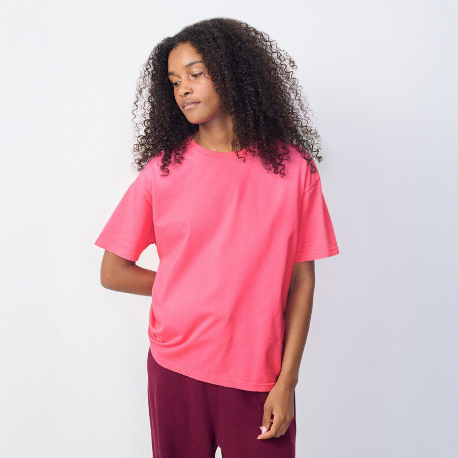 Fizvalley Boxy T-Shirt - Rose Fluo