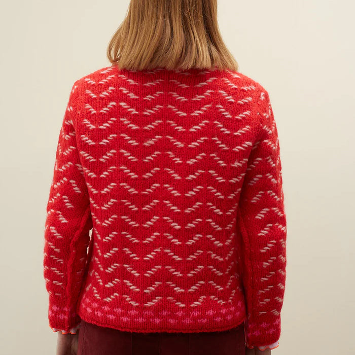 Saltarin Turtle Neck Jumper - Red