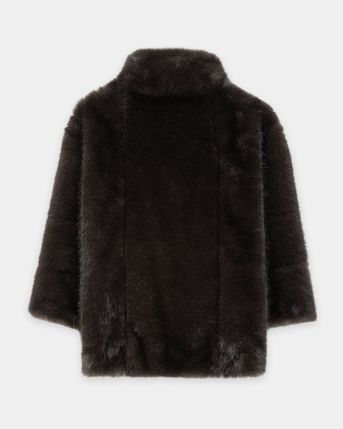 Faux Fur Jacket - Truffle