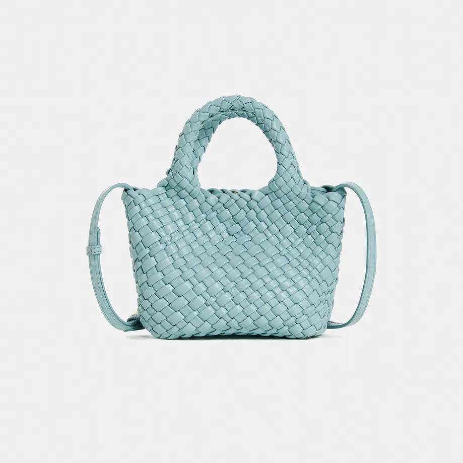 Fissle Braided Mini Bag - Middle Blue