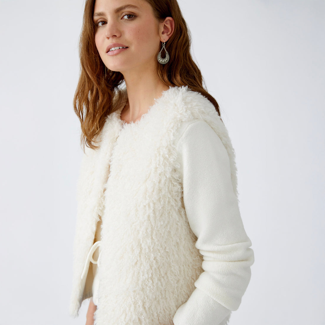 Fluffy Gilet - Off White