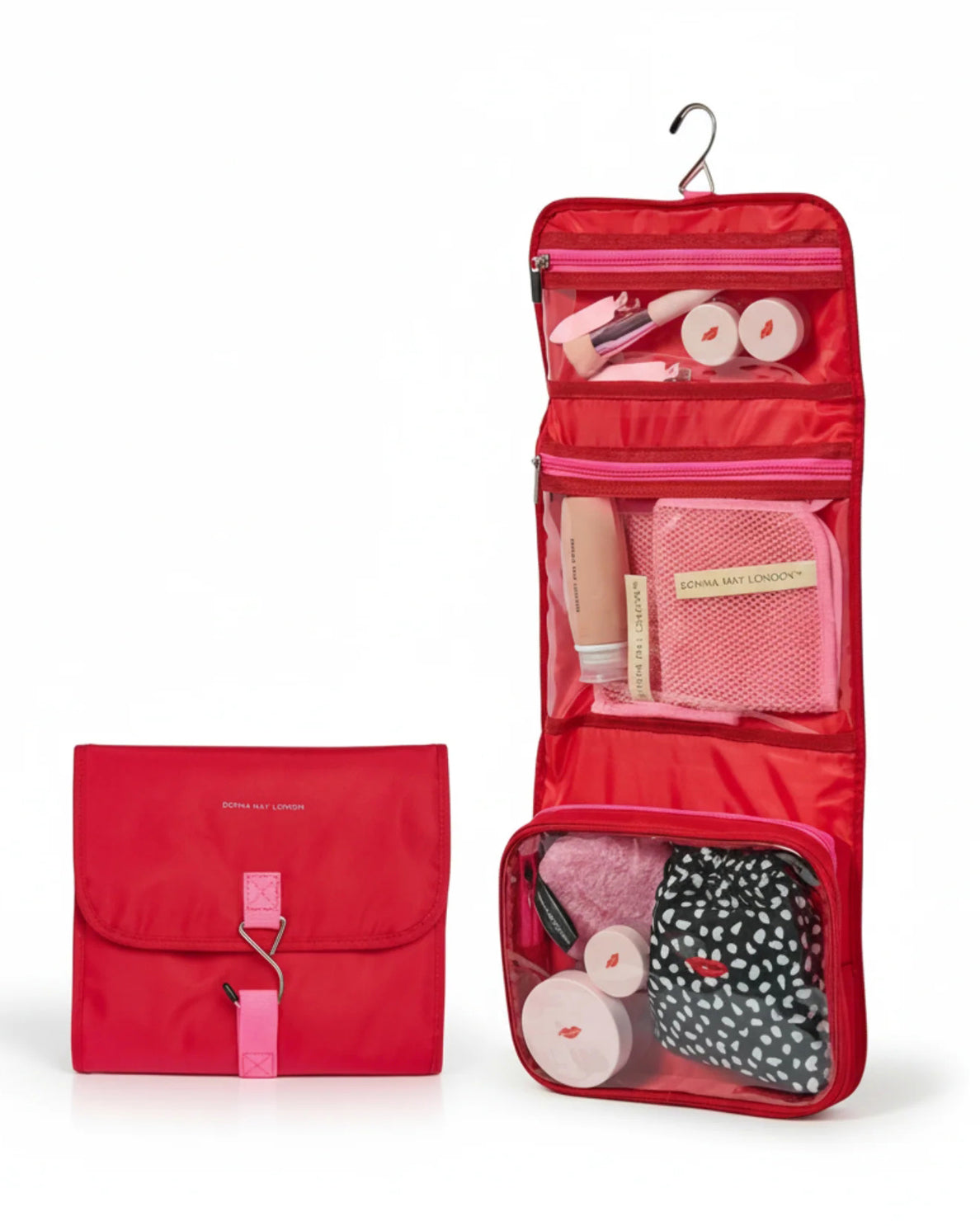Fold &amp; Go Wash Bag - Red
