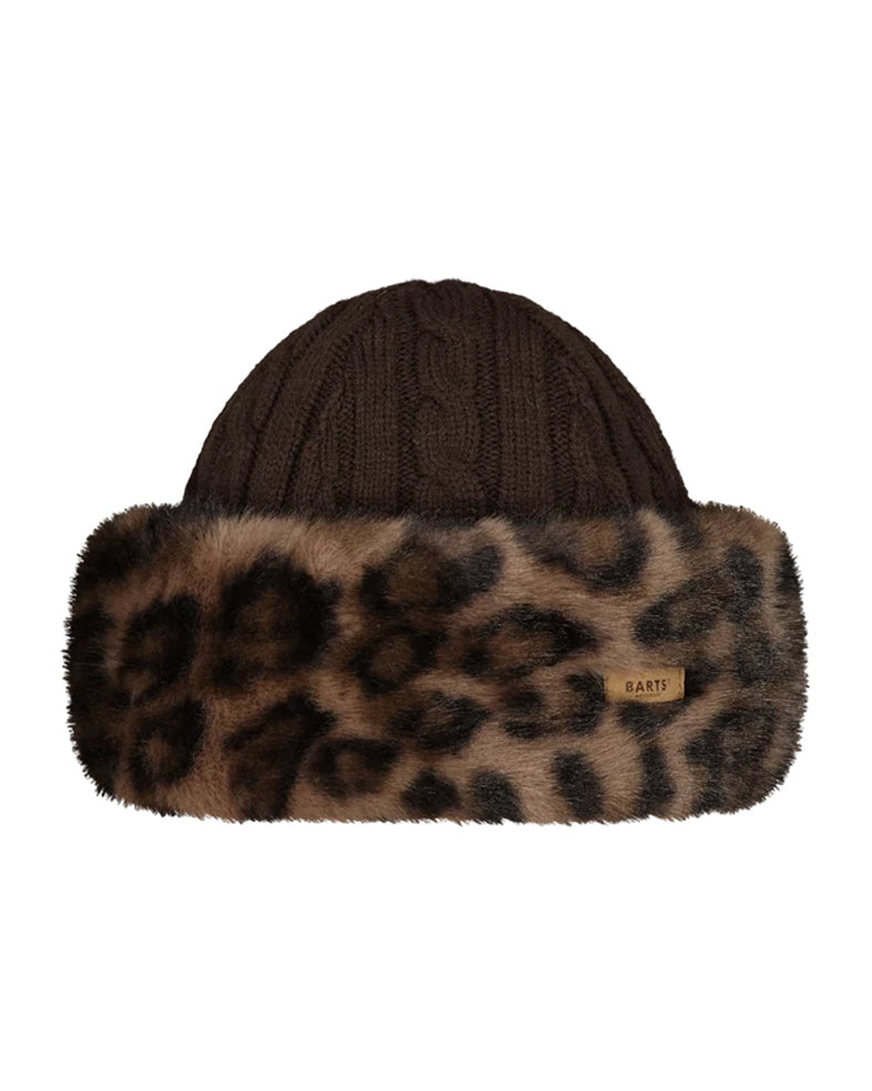 Fur Cable Bandhat - Print Brown