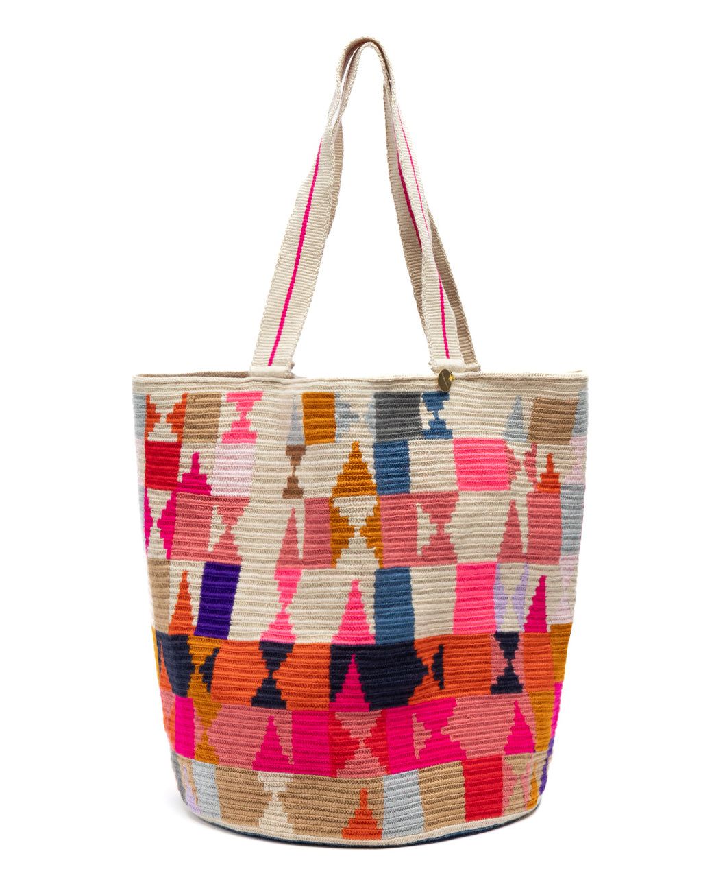 Tote Bag - Fuchsia Multi