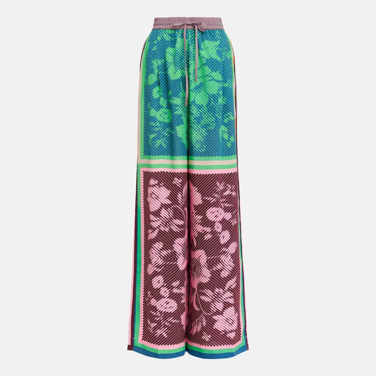 Gretel Placed Print Pants - Combo 1 Hulk