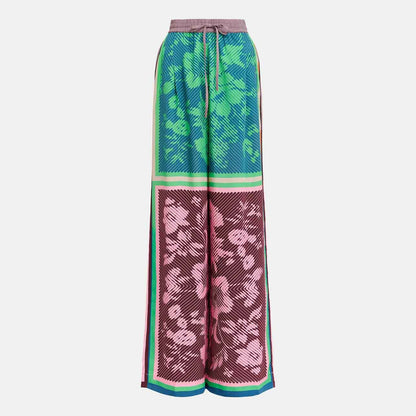 Gretel Placed Print Pants - Combo 1 Hulk