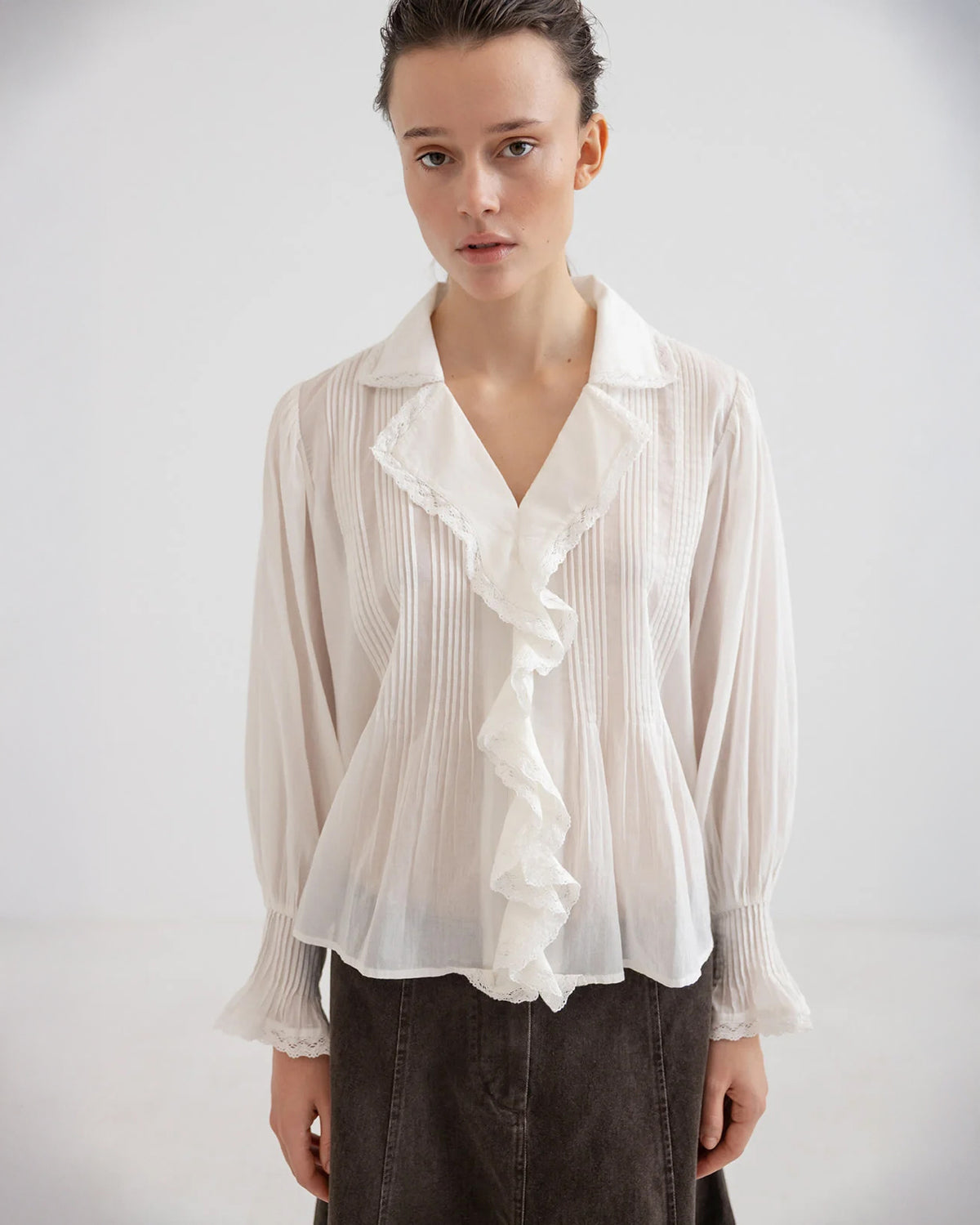 Galia Blouse - White