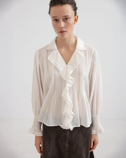 Galia Blouse - White