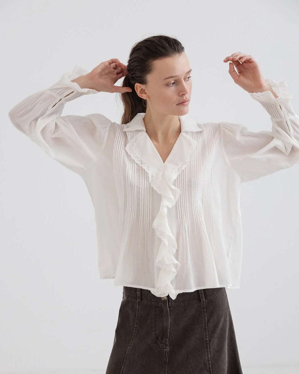 Galia Blouse - White