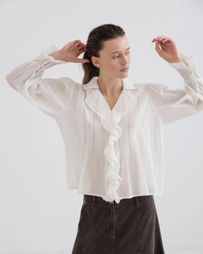 Galia Blouse - White