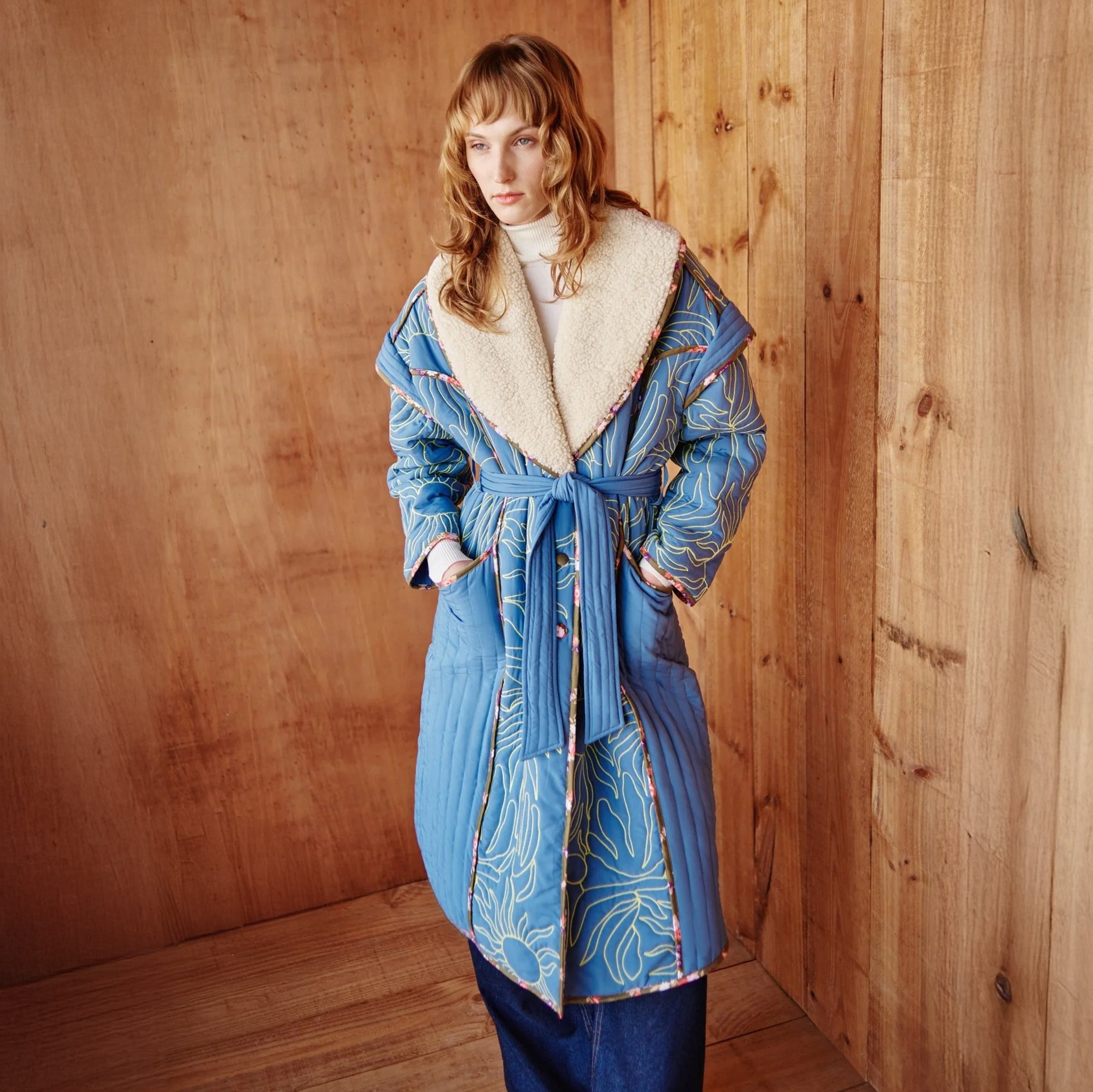 Gazar Coat - Blue