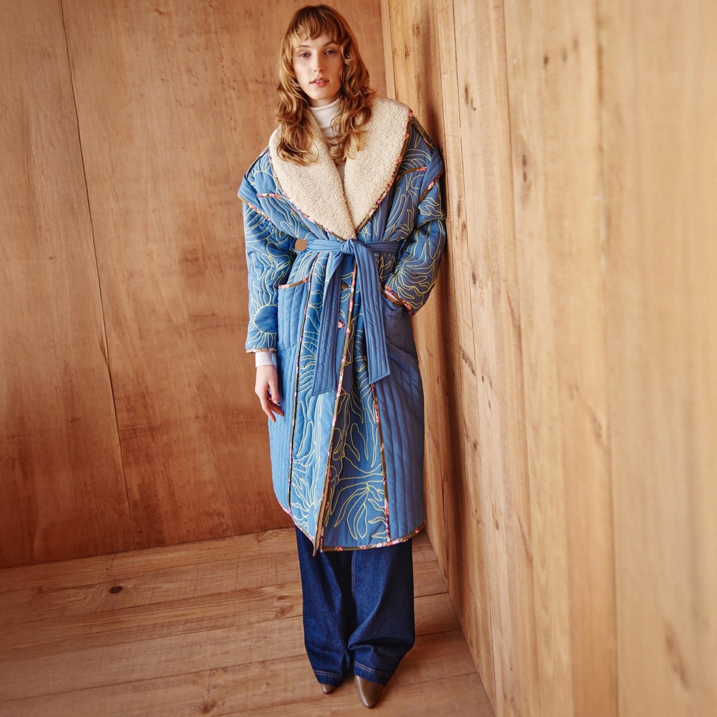 Gazar Coat - Blue