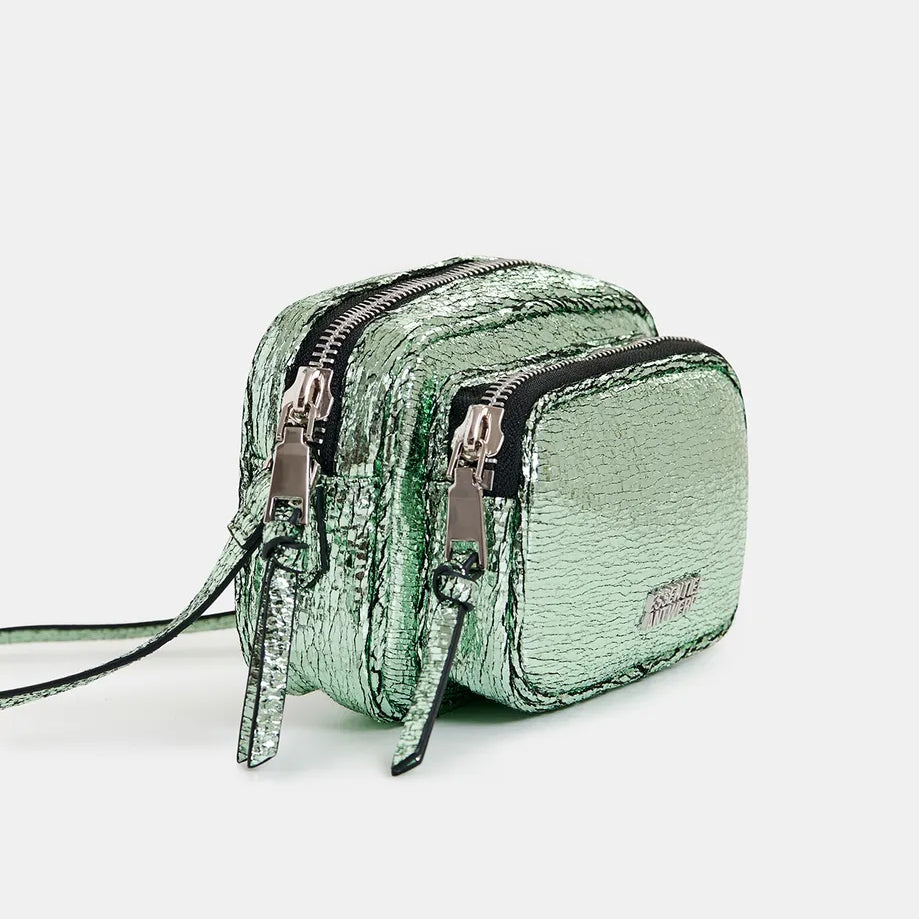 Hamen Faux Leather Bag - Neptune Green