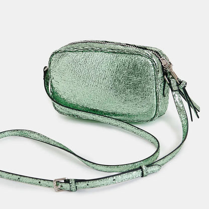 Hamen Faux Leather Bag - Neptune Green