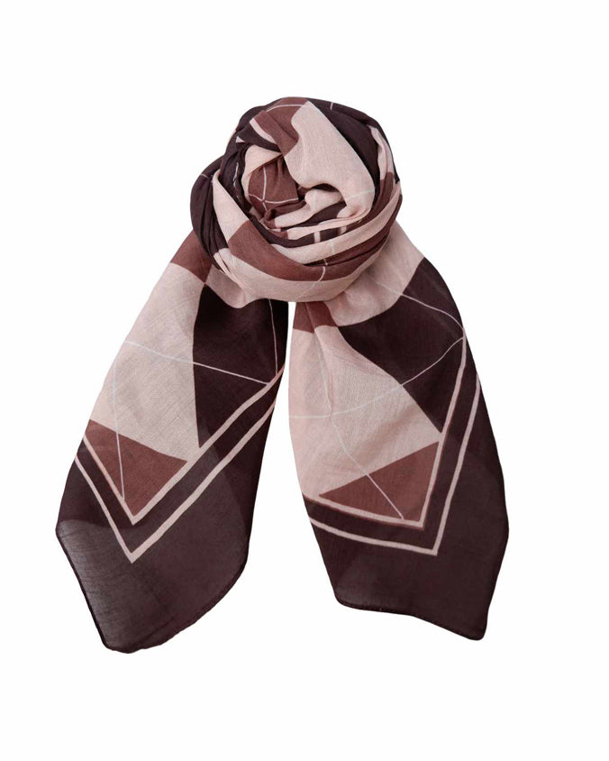 Harlekin Mini Scarf - Brown