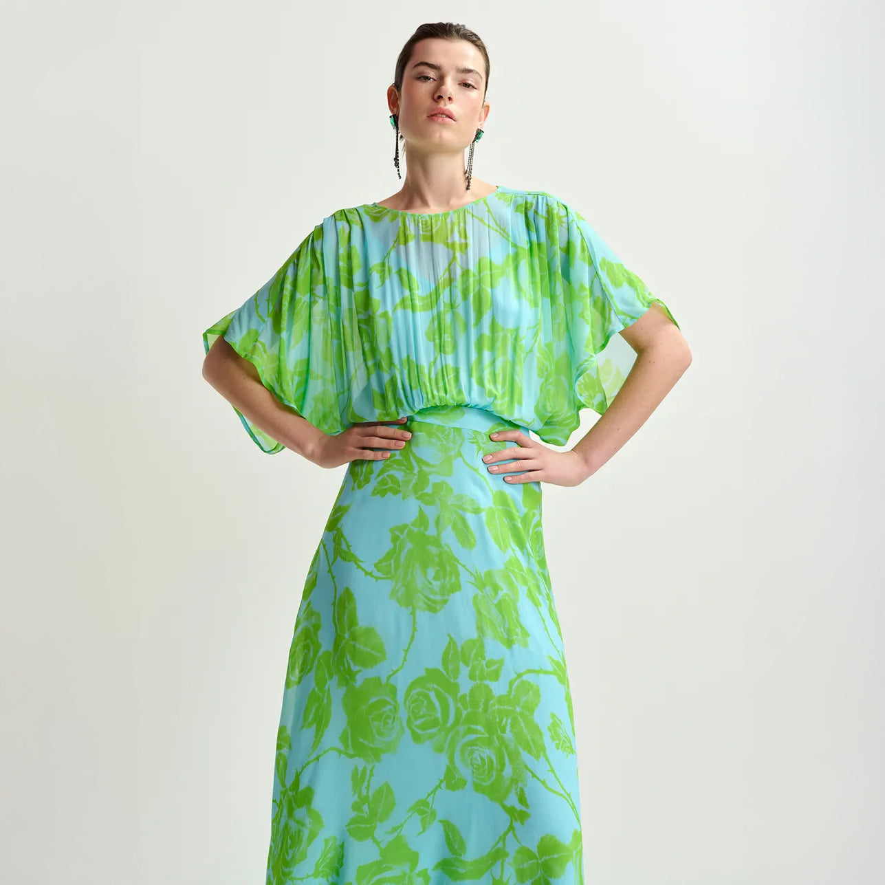 Hikart Midi Dress - Citronella