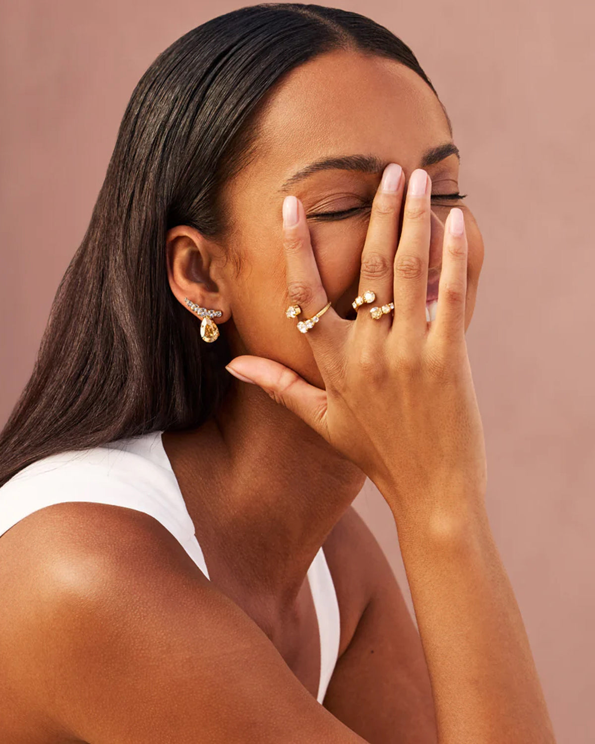 Halo Ring Gold - Golden Shadow