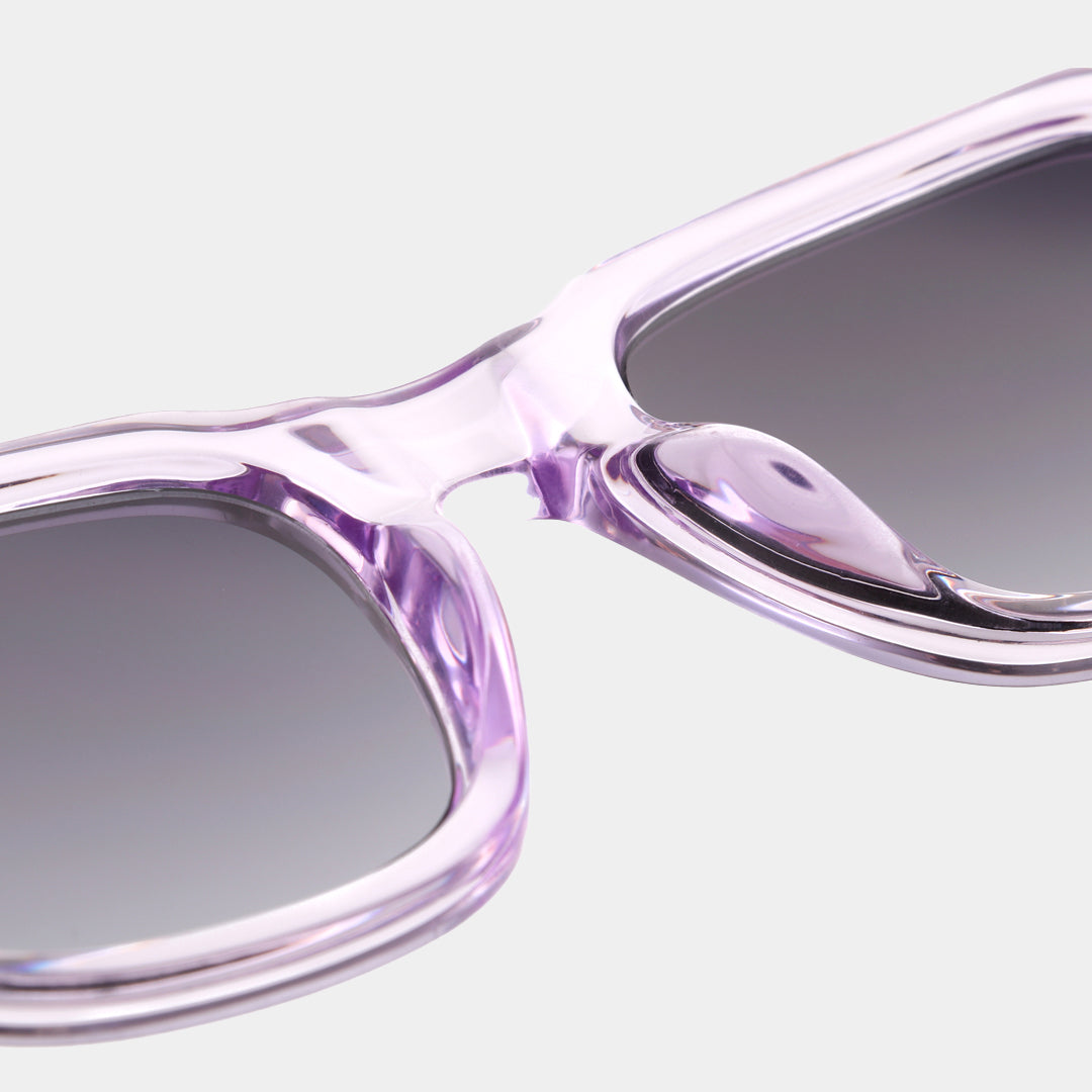 Halo Sunglasses - Lavender Transparent