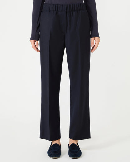 Hateley Elastic Waist Trouser - Navy