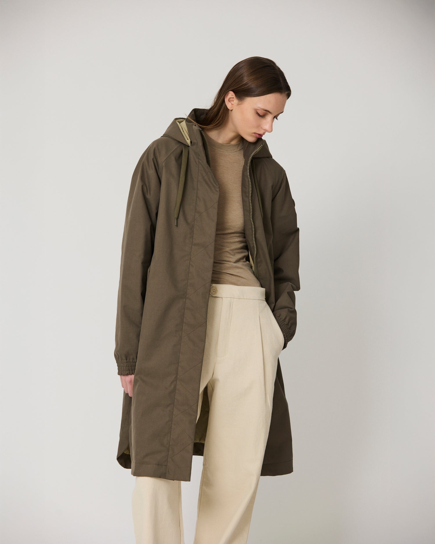 Hielo Cotton Raincoat - Sea Turtle