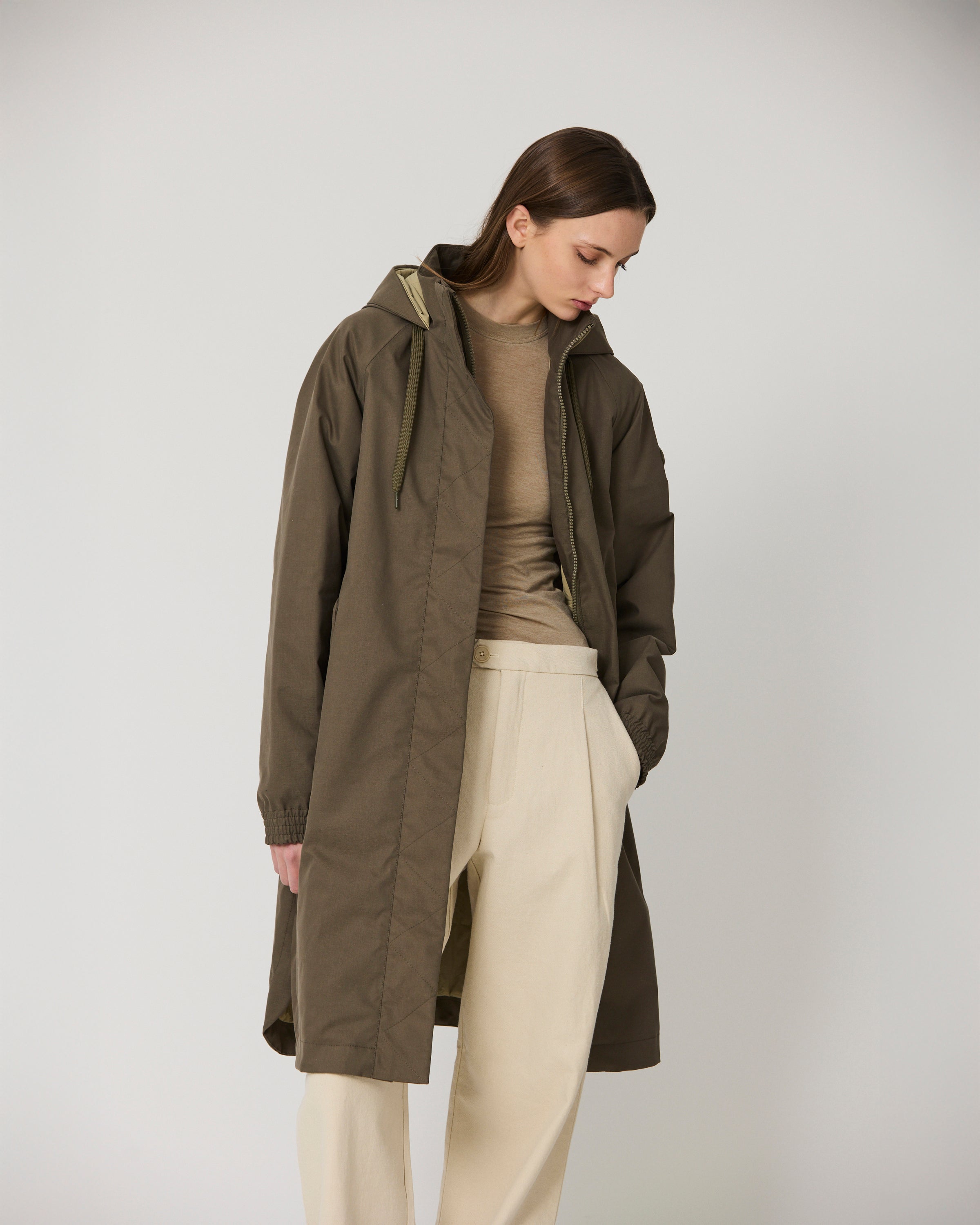 Hielo Cotton Raincoat - Sea Turtle