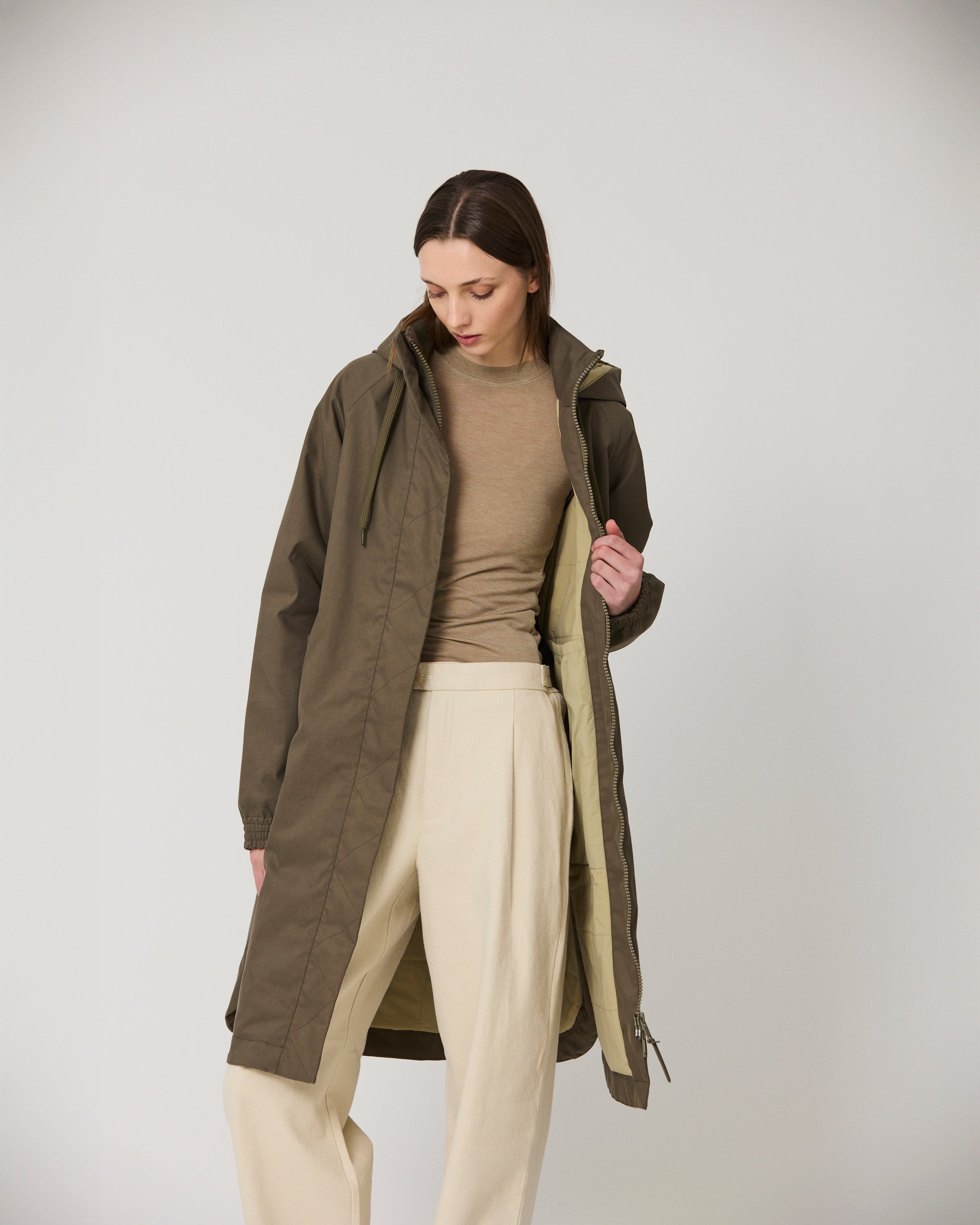 Hielo Cotton Raincoat - Sea Turtle