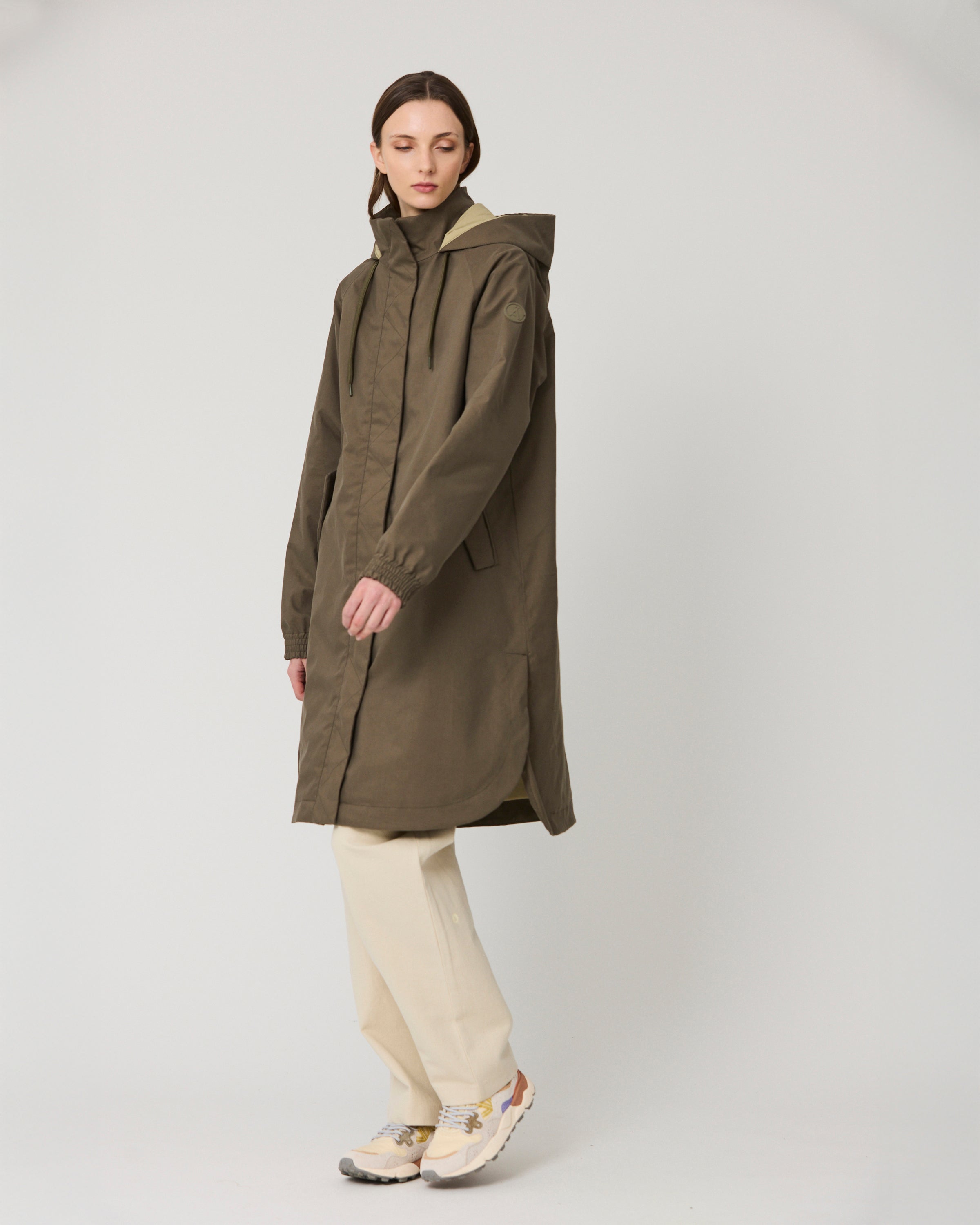 Hielo Cotton Raincoat - Sea Turtle