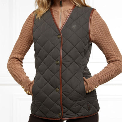 Adlestrop Gilet - Dark Olive