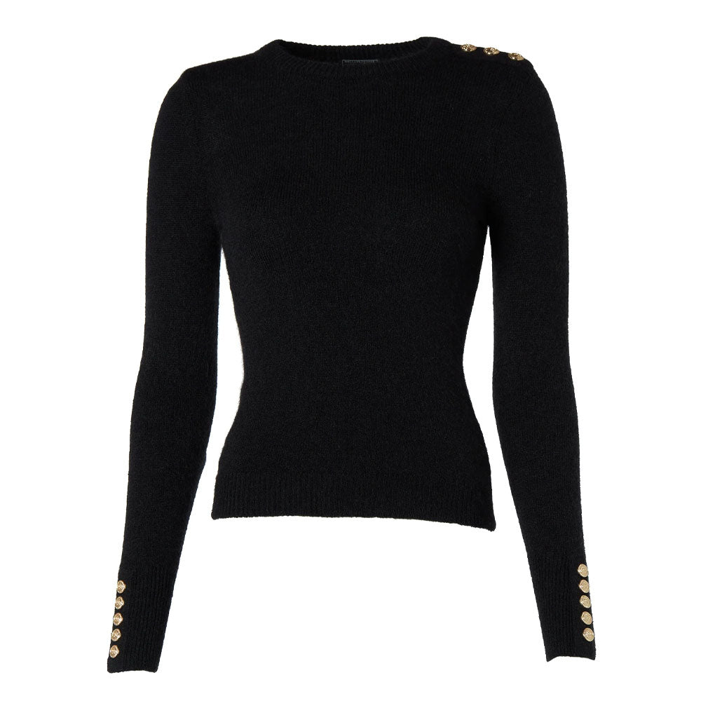 Amy Crew Neck Knit - Black