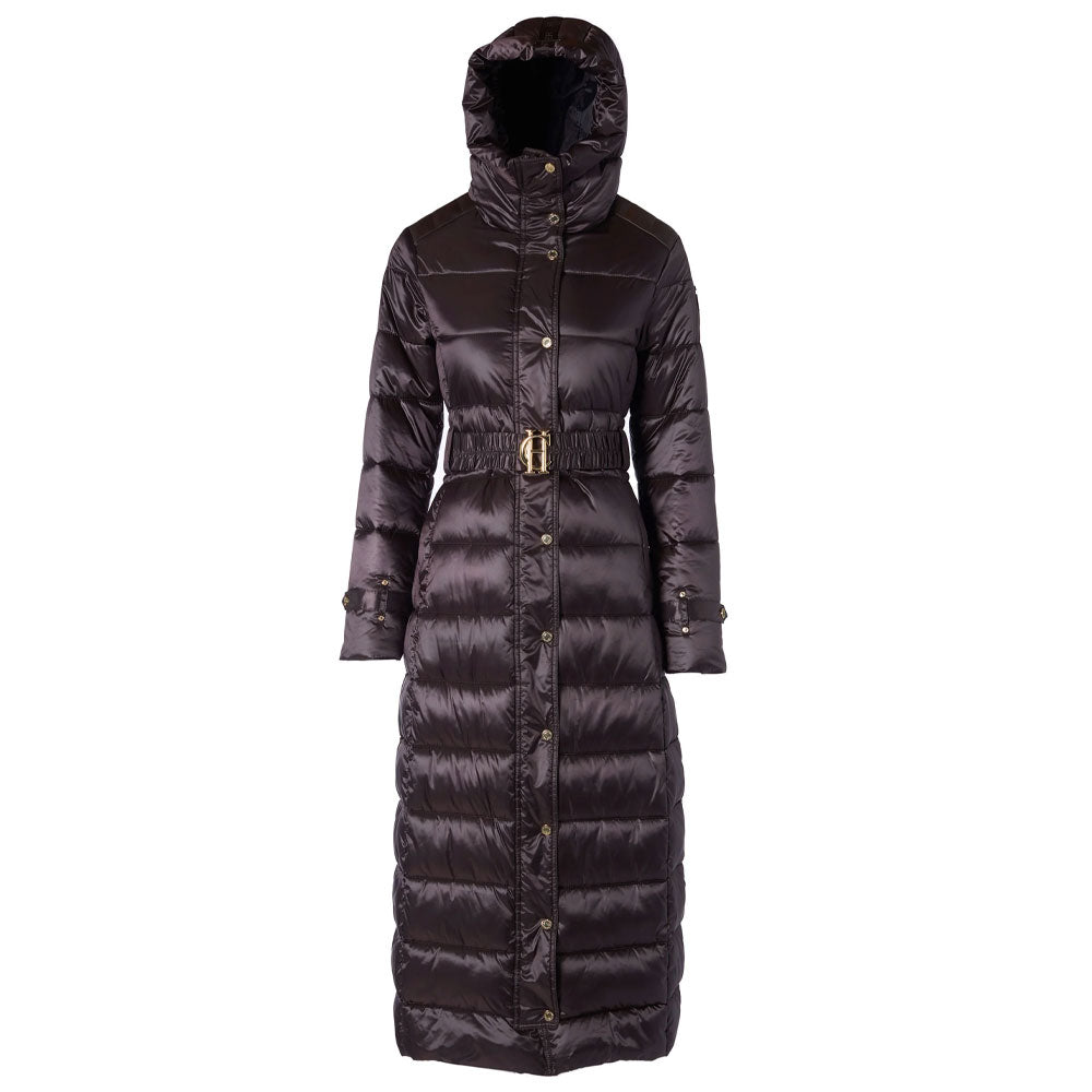 The Arosa Longline Coat - Chocolate