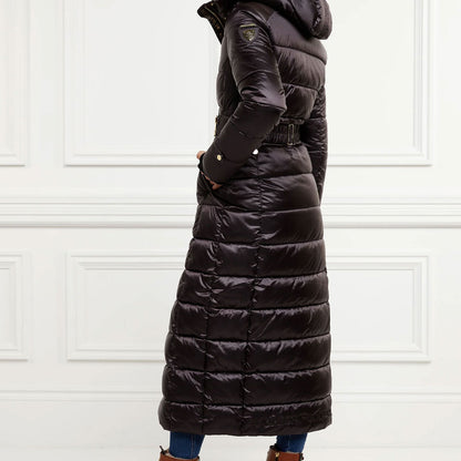 The Arosa Longline Coat - Chocolate