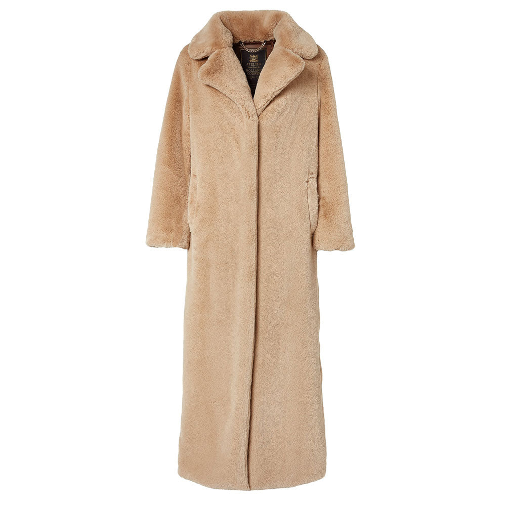 Asygarth Faux Fur Coat - Natural