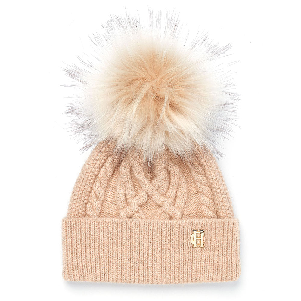 Cortina Bobble Hat - Camel Champagne