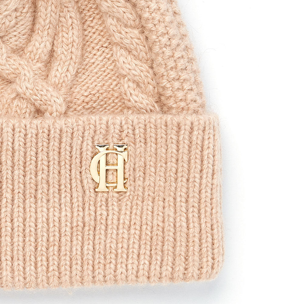 Cortina Bobble Hat - Camel Champagne