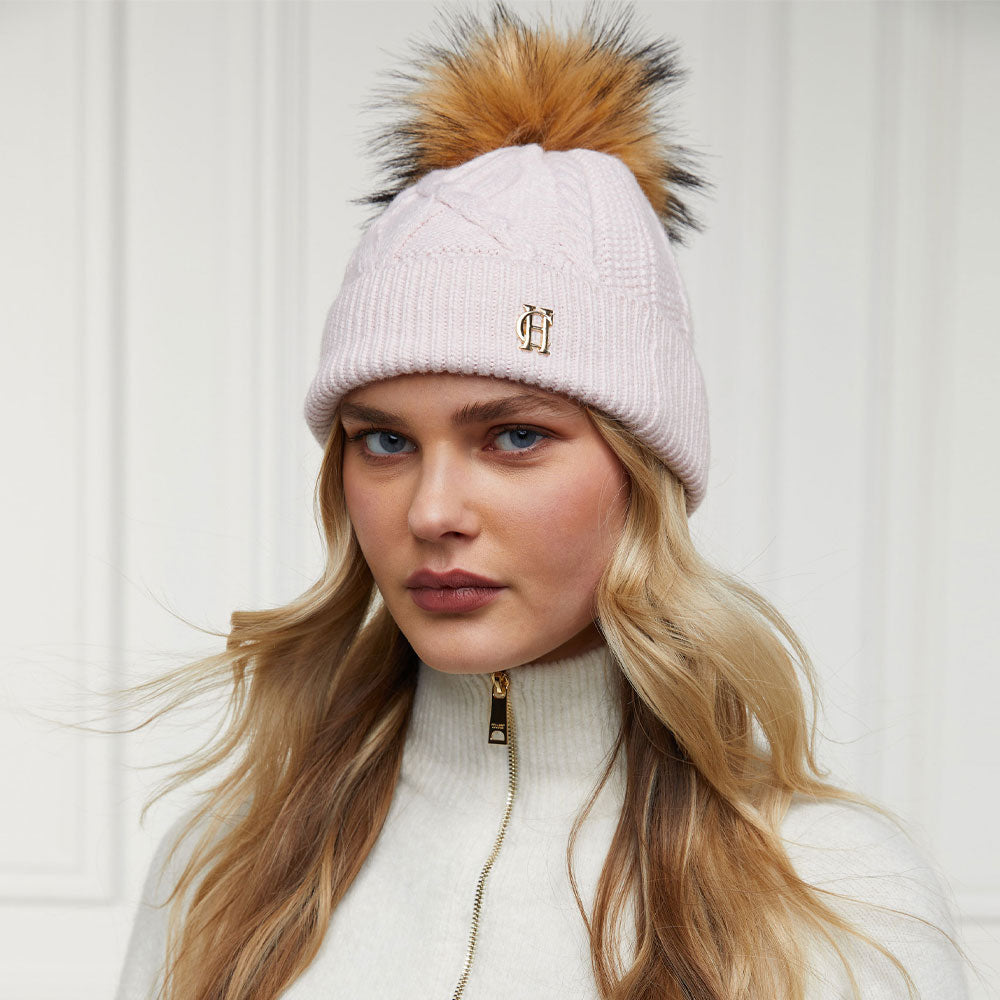 Cortina Bobble Hat - Soft Pink