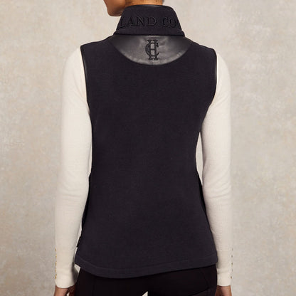 Country Fleece Gilet - Black